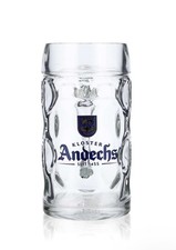 6x Andechs Glas 0,5l Bierkrug