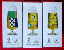 Neu&OVP: 3 x Bitburger UEFA Euro 2024 EM limit.Sammelaktion! Bierglas Nr.1, 2 +3