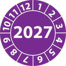 Jahresprüfplaketten 2027