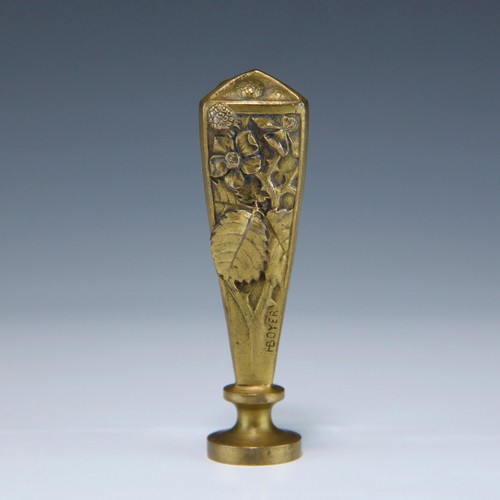 Jugendstil bronze petschaft - jugendstil,