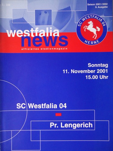 Programm 2001 westfalia - 2001/02, sc