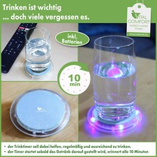 Trinkhilfe Trinkerinnerung Trinktimer Trinkwächter Drinktimer Senioren LED Timer