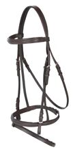 Kerbl Trensenzaum Leder Kaltblut braun Trense Zaumzeug Reitzaum Reittrense Pferd