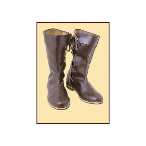 Wikinger lederschuhe stiefel - lederschuhe,