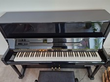 Klavier W. Steinberg P-118 wie neu+ Silent System+ Hocker + Kopfhörer schwarz...
