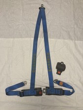 Blauer Schrothgurt Typ 4003A, mit Rolle und ABE, Schroth Gurt