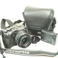 Olympus CAMEDIA C-8080 Digital Camera TESTED WORKS BATTERY Remote Bag 2Gb card