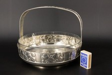 Großer Art Deco Tafelaufsatz Obst Schale, im Wiener Stil, Kaiser #E3