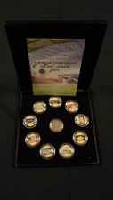Unikat Münzen Polen 10 x 20 zlotych Emaille Bilder Fußball EM 2012 Polen Ukraine