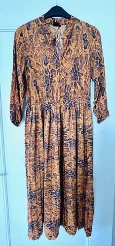 Maxikleid orange gelb - maxikleid,,