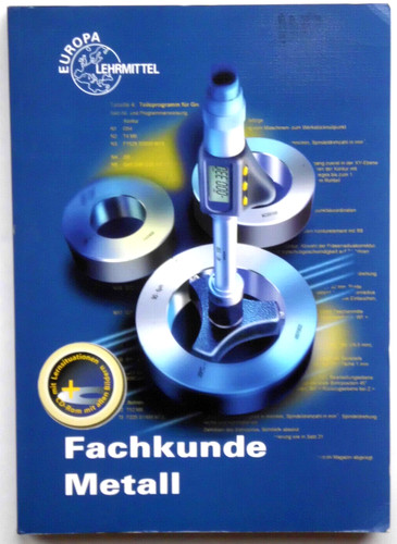 Fachkunde metall europa - metall,