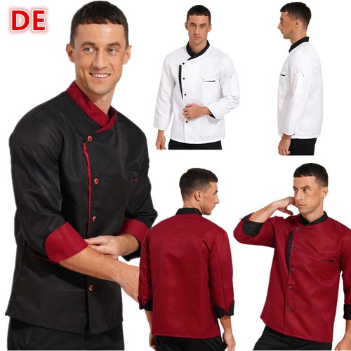 Herren langarm bäckerjacke - herren,