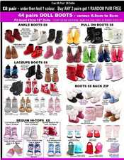 43 cm 18 Zoll Puppe SCHUHE