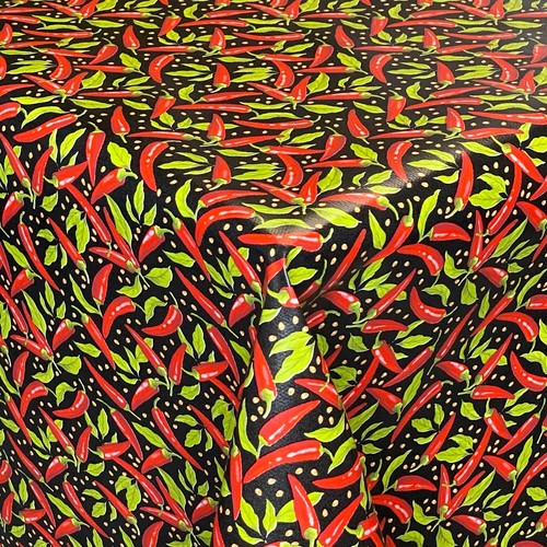Wachstuch tischdecke pepperoni - tischdecke,