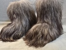 Vintage Fellstiefel | Damen/Herren Winterstiefel | Echtfell | ca. Gr. 40–41