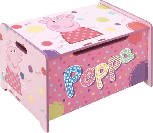 Peppa pig spielzeugkiste - peppa, holz