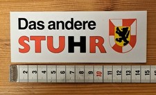 Aufkleber Sticker Das andere Stuhr, Stadt Wappen, Niedersachsen