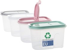 4er Set Vorratsdosen 1L