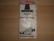 Carrera Universal Betriebs-und Montageanleitung, gebraucht