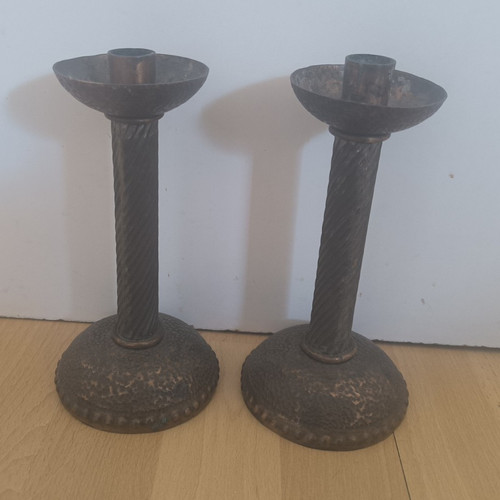 Antike messing leuchter - antike, &