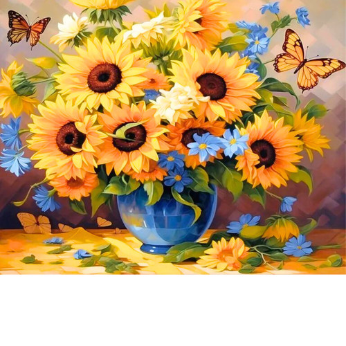 Strahlende sonnenblumenpracht - strahlende,