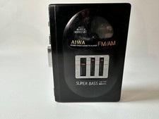 Aiwa Vintage Stereo Radio Cassette Player FM / AM HS T 37 Getestet Kassette F 24