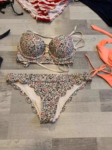 Bikini hollister blumen weiß - blumen,