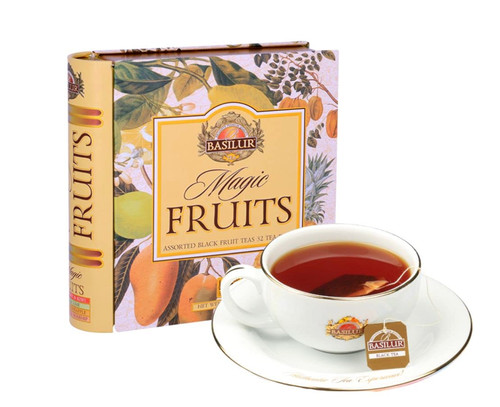 Tee basilur magic fruits black - fruits,