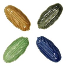 Schale Keramik Blatt 04