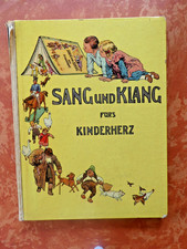 Sang u. Klang fürs Kinderherz 1911  alte historische Kinderlieder, Noten