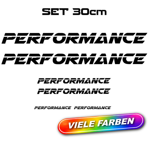 Performance aufkleber set - aufkleber,