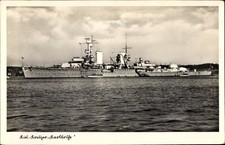 Ak Deutsches Kriegsschiff
