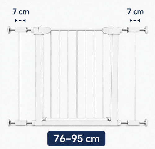 95cm treppenschutzgitter - 76-95cm,