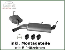 Endschalldämpfer Opel Signum