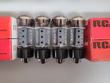 4x 6CA7 / EL34 RCA  gematcht für Röhrenverstärker