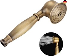 DRELD Retro Duschkopf Messing Handbrause, 1 Stück Duschkopf aus Messing, Antik 