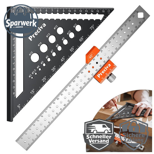 Zimmermannswinkel set 180mm - zimmermannswinkel,