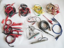 Konvolut Messleitung Prüfkabel Labor Bananen Prüfspitze Tektronix Multimeter