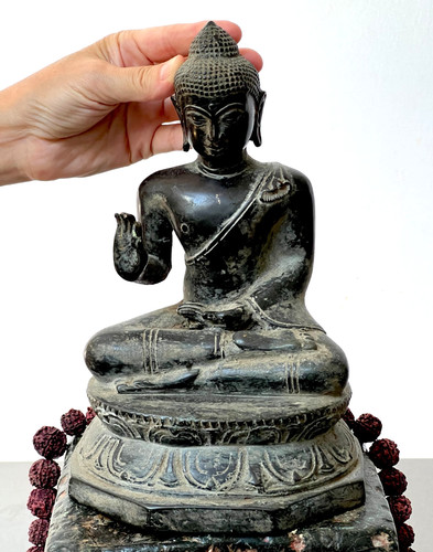 Antike bronze buddha asien - bronze,