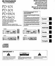 Pioneer s601 501 - pioneer, pd-s601/501
