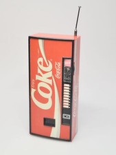 Coca Cola Radio Getränkeautomat Dosenautomat 19cm hoch funktioniert 