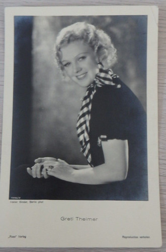Foto autogrammkarte gretl - foto-autogrammkarte,