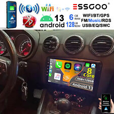 9" Android 13 GPS Navi Autoradio 6G+128GB Carplay WIFI KAM für Audi TT TTS 8N 8J