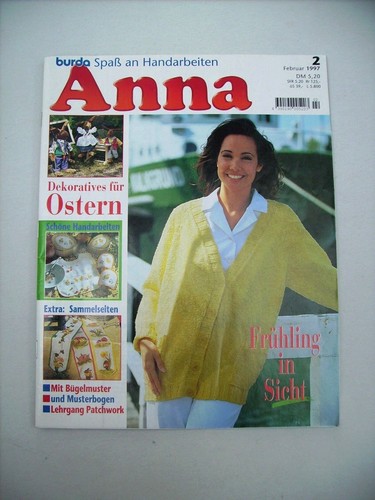 Anna 1997 bundstickerei - "anna", 2/1997