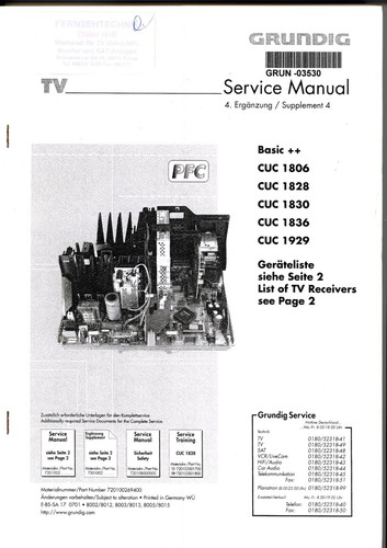 Grundig service manual für - service,