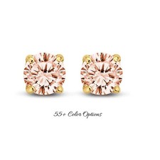 8mm Gold Ohrstecker,Swarovski