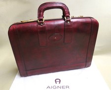 AIGNER Aktentasche Exklusiv BUSINESSTASCHE Leder AKTENKOFFER  Elegant Top 4176