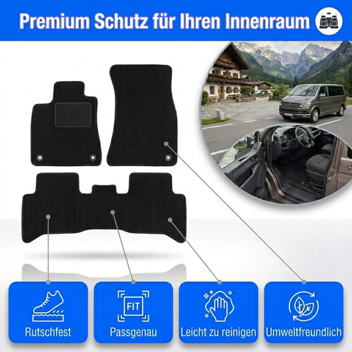 4pc fußmatten satz für - fußmatten, vw