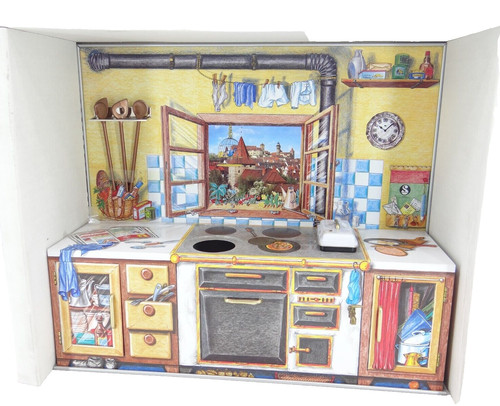Alte puppen stube küche - alte,