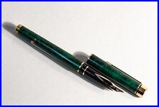 Sheaffer Targa 1081 Patronen Füller Grün Malachit Ronce F 14K Gold Feder